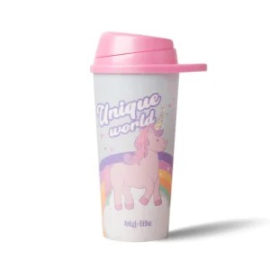 Vaso con tapa y pico Unicornio PPR-BIG LIFE