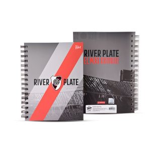 Cuaderno tapa dura rayado 16x21 espiralado River PPR-BIG LIFE