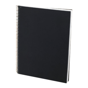 Cuaderno A4 universitario tapa blanda rayado Negro PPR-BIG LIFE
