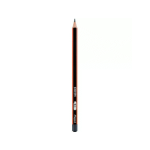 Lapiz grafito cuerpo negro y naranja B MAPED