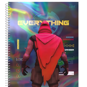 Cuaderno A4 universitario tapa blanda rayado Game Zone PPR-BIG LIFE
