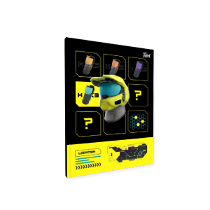 Cuaderno tapa dura rayado 16×21 Game zone amarillo PPR-BIG LIFE