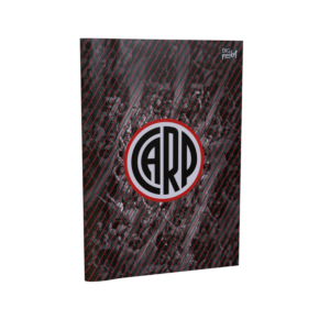Cuaderno tapa dura rayado 16×21 River negro PPR-BIG LIFE