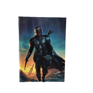 Cuaderno tapa blanda rayado 16×21 Star Wars mandalorian caminando PPR-BIG LIFE