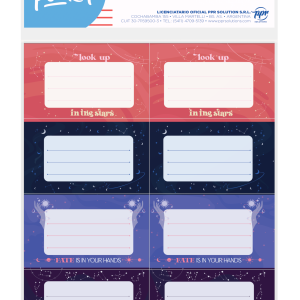 Etiqueta escolar x16u Astrologico PPR-BIG LIFE