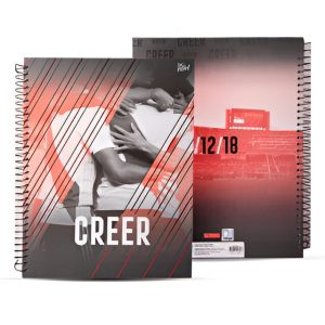 Cuaderno tapa dura rayado 21×27 espiralado River PPR-BIG LIFE