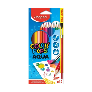 Lapices de colores acuarelables x12 MAPED
