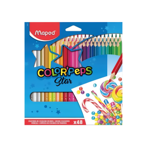 Lapices de colores Star x48 MAPED