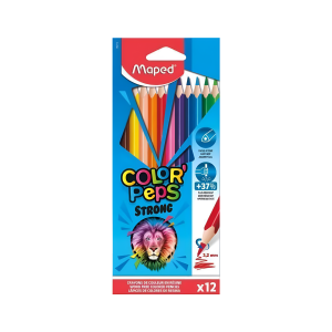 Lapices de colores strong x12 MAPED