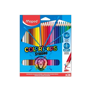 Lapices de colores strong x24 MAPED