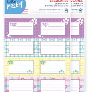 Etiqueta escolar x16u Sweet PPR-BIG LIFE