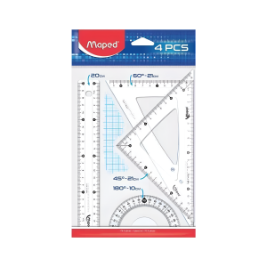 Kit geometrico rigido 15cm 4 piezas MAPED
