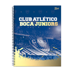 Cuaderno A4 universitario tapa blanda rayado Boca PPR-BIG LIFE