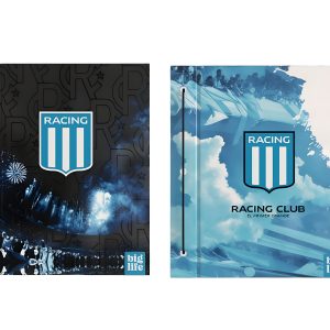 Carpeta escolar n°3 2 tapas Racing PPR-BIG LIFE
