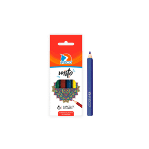 Lapices de colores x6 cortos EZCO