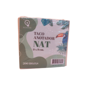 Taco de papel nat 9x9 200h EL CAMINO