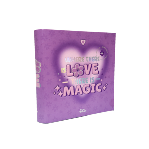 Carpeta escolar 3×40 Lovely violeta 2283 FW