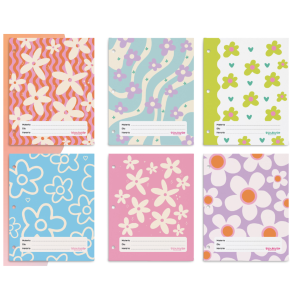 Separador escolar x6u Flower pop TRIPULANTE
