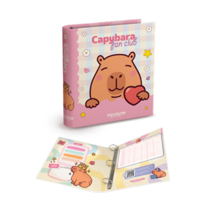 Carpera escolar 3x40 Capibara corazon TRIPULANTE