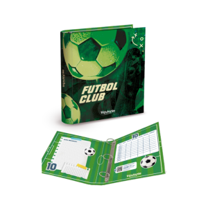 Carpera escolar 3×40 Futbol verde TRIPULANTE