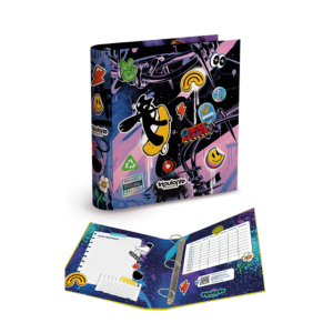 Carpera escolar 3×40 Street art violeta TRIPULANTE