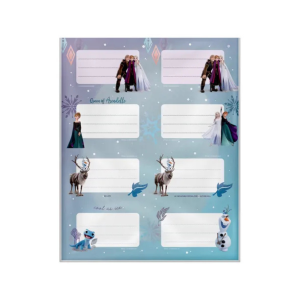 Etiqueta escolar x16u Frozen PPR-BIG LIFE