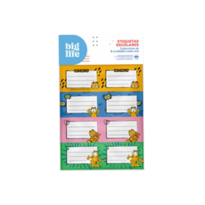 Etiqueta escolar x16u Garfield PPR-BIG LIFE