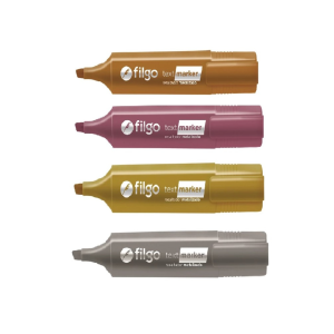 Resaltador high texter metalizado FILGO
