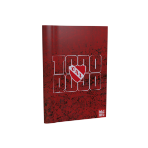 Cuaderno tapa dura rayado 16×21 Independiente rojo PPR-BIG LIFE