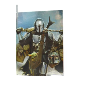 Cuaderno tapa dura rayado 16×21 Star wars mandalorian PPR-BIG LIFE