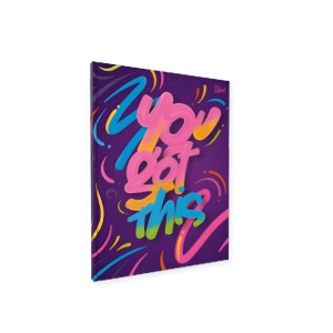 Cuaderno tapa dura rayado 16×21 Fluo violeta PPR-BIG LIFE