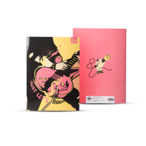Cuaderno tapa blanda rayado 16×21 Rock guitarra PPR-BIG LIFE