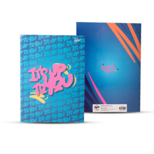 Cuaderno tapa blanda rayado 16×21 Fluo celeste PPR-BIG LIFE