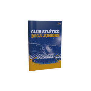 Cuaderno tapa blanda rayado 16×21 Boca cancha PPR-BIG LIFE