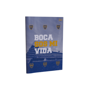 Cuaderno tapa blanda rayado 16×21 Boca frase PPR-BIG LIFE