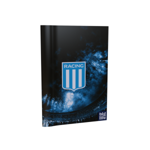 Cuaderno tapa blanda 16×21 Racing negro PPR-BIG LIFE