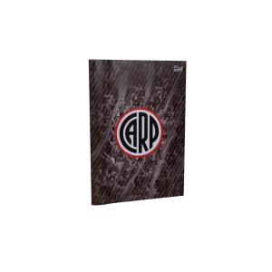 Cuaderno tapa blanda rayado 16×21 River escudo redondo PPR-BIG LIFE