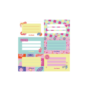 Etiqueta escolar x12u Shine 2556 FW