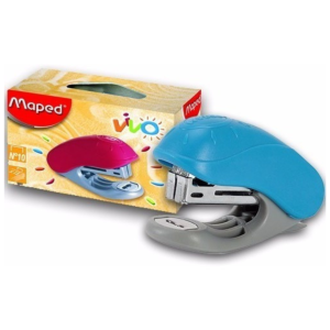 Abrochadora plastico n°10 15h Vivo celeste MAPED
