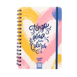 Cuaderno espiralado 15×21 120 hojas Arte PPR-BIG LIFE