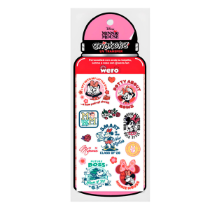 Stickers uv transfer 2 planchas MInnie Mouse 4163 WERO