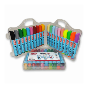 Valija marcador 420 al agua x20 recargables TRABI