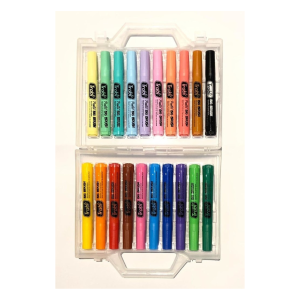 Valija marcador punta pincel big brush x20 TRABI