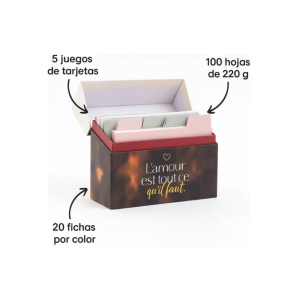 Fichero x5 tarjetas con 100 hojas minimal FW