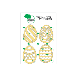 Blister de formitas de corte laser Pascuas PA3 14*10 GINKGO