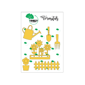 Blister de formitas de corte laser Jardineria FV3 14*10 GINKGO