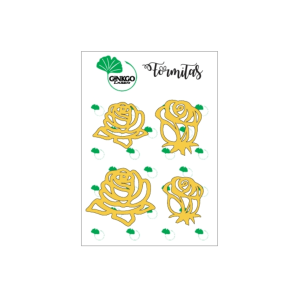 Blister de formitas de corte laser Rosas FV2 14*10 GINKGO